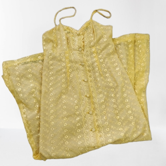 Dresses & Skirts - Vintage Yellow Maxi Sundress